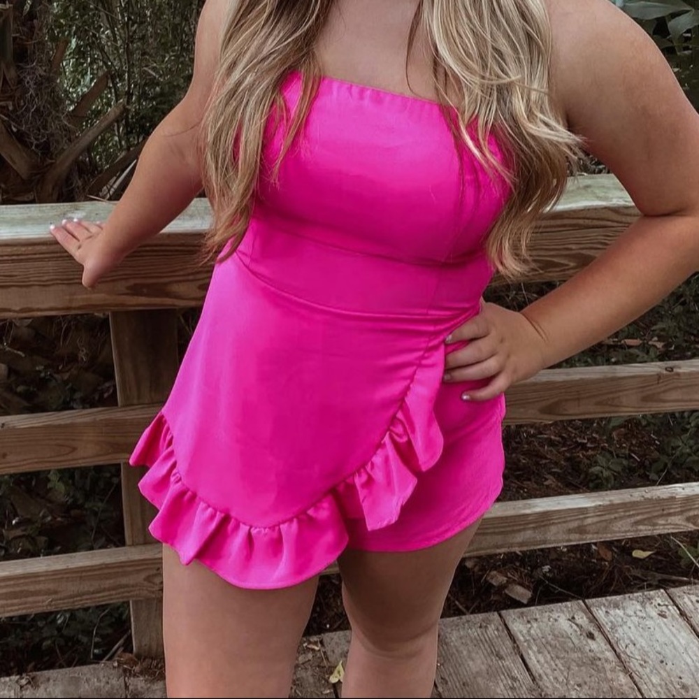 Pink romper